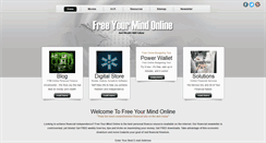 Desktop Screenshot of freeyourmindonline.net